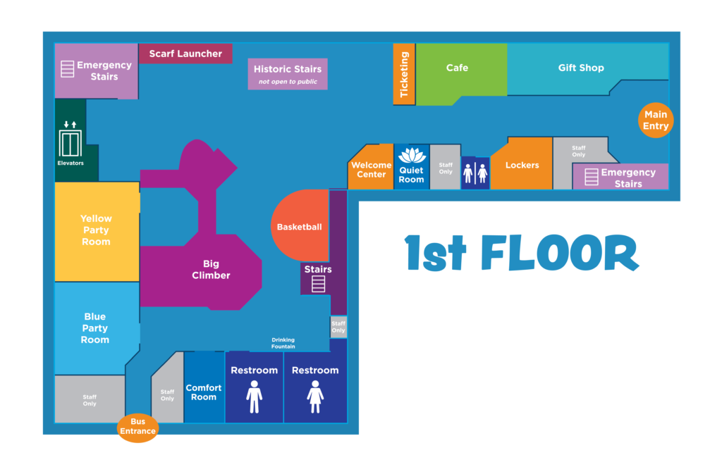 1st floor facility map