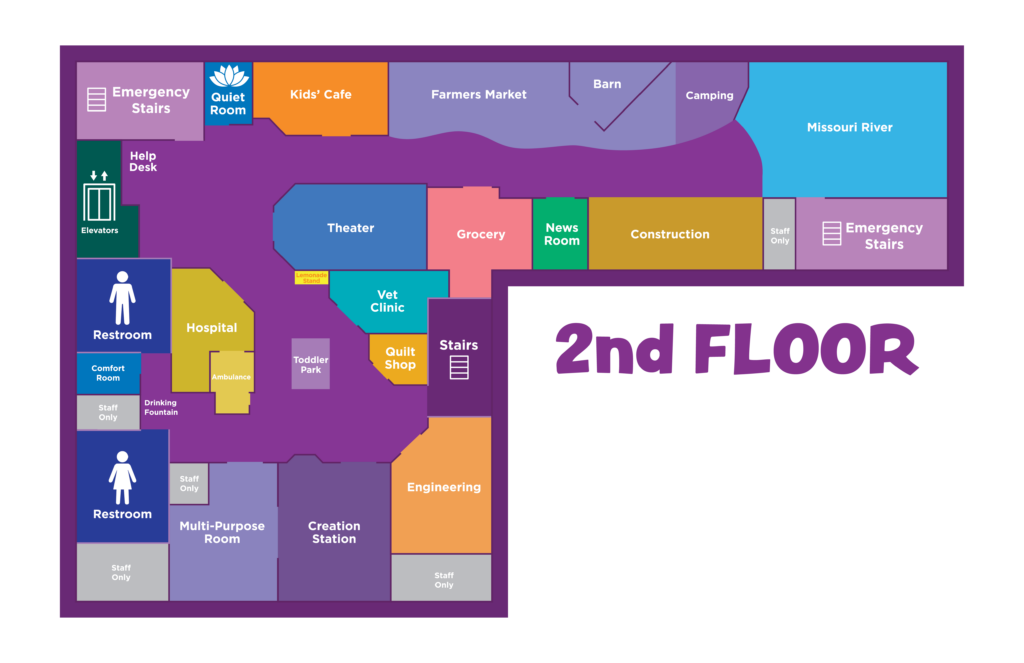 Second floor facility map